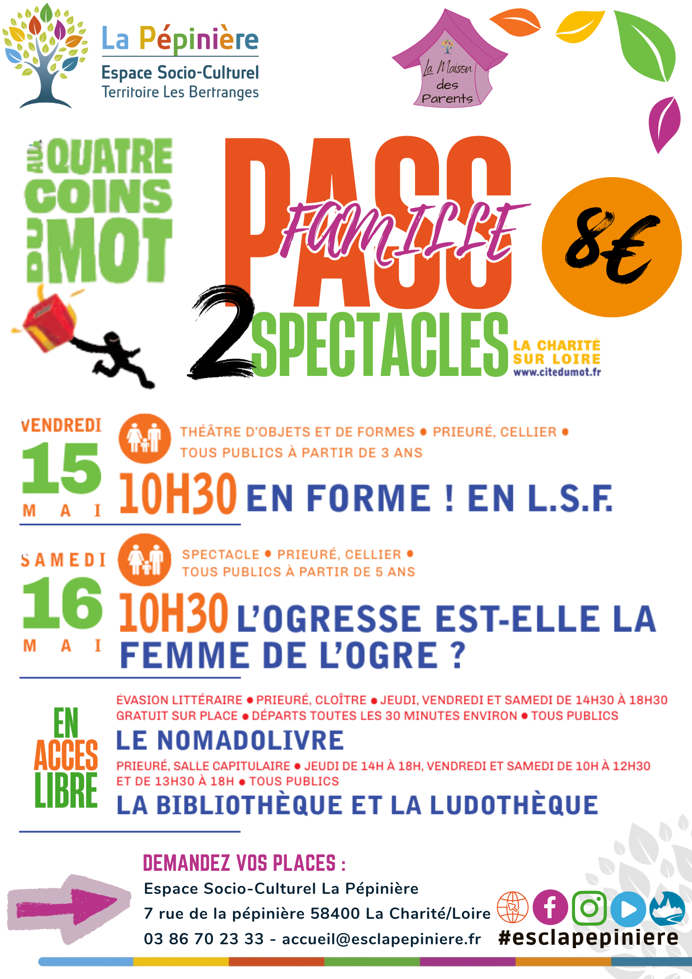 Spectacle : en forme en L.S.F